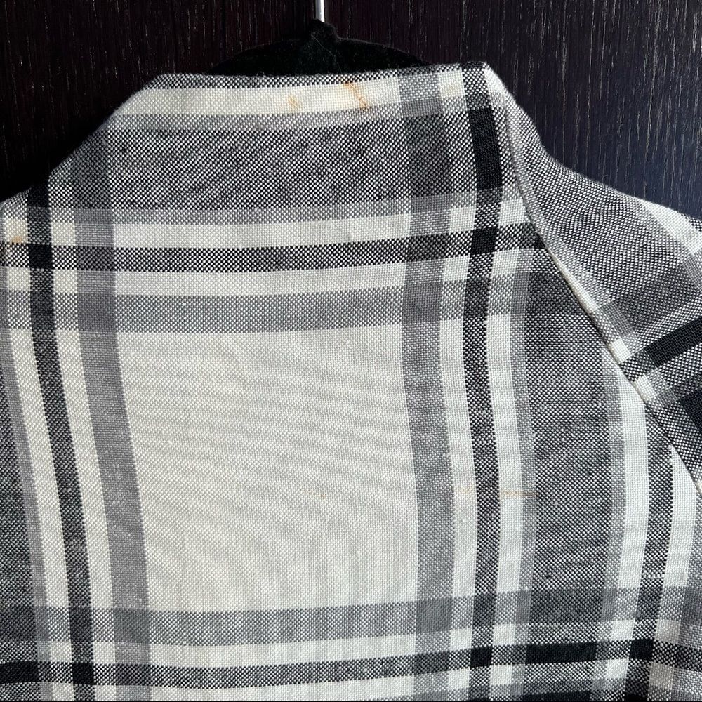 Zara plaid tartan double breasted jacket - Picture 15 of 16